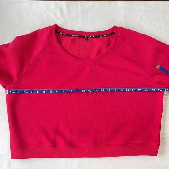 Balance Athletica Pink Cropped Sweatshirt XL - Picture 7 of 12